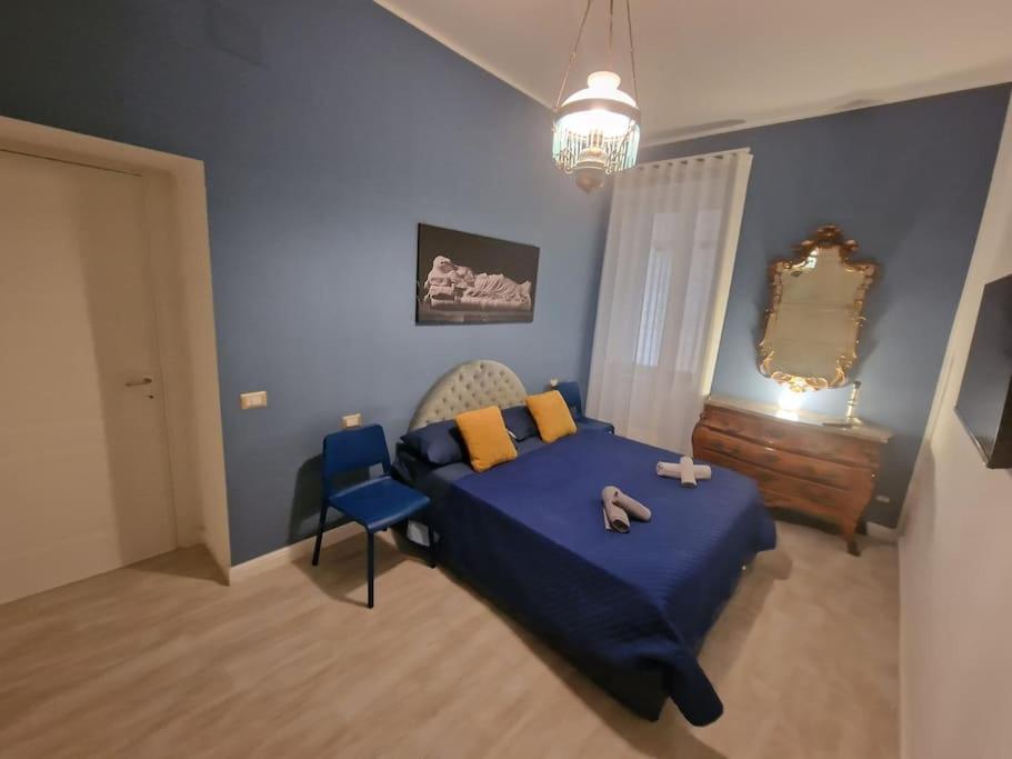 那不勒斯Pastel Blue House X 5 People In Corso Above Metro Montesanto公寓 外观 照片